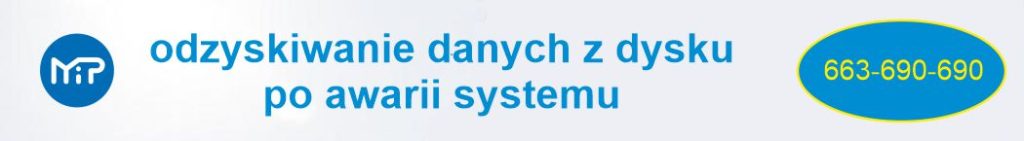 Odzyskiwanie danych z dysku po awarii systemu