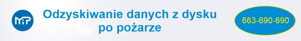 Odzyskiwanie danych z dysku po pożarze