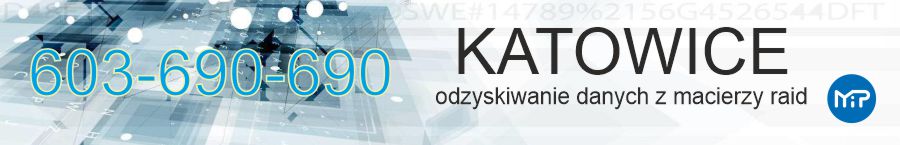 Odzyskiwanie danych z macierzy raid Katowice