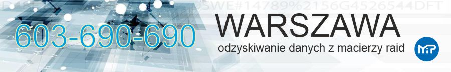 Odzyskiwanie danych z macierzy raid Warszawa