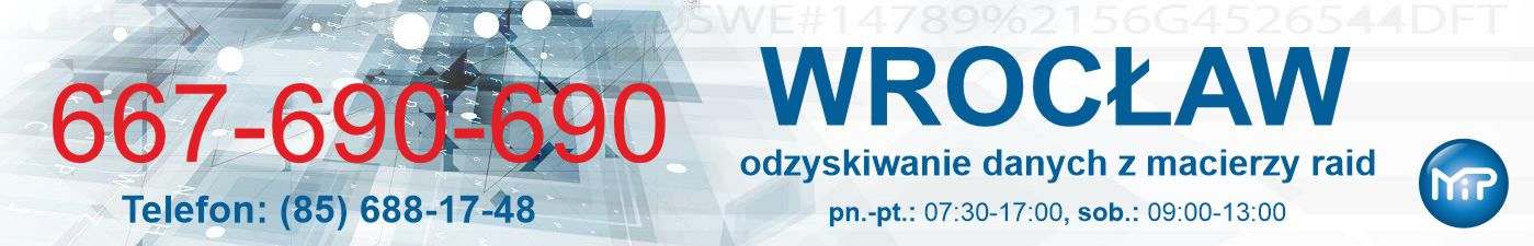 Odzyskiwanie danych z macierzy raid Wrocław - 667-690-690