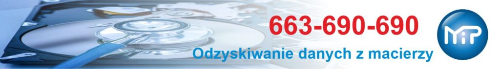 Odzyskiwanie danych z macierzy