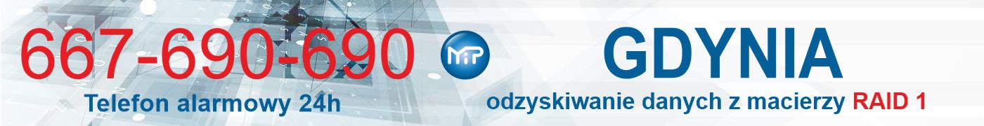 Odzyskiwanie danych z macierzy raid 1 Gdynia - 667-690-690