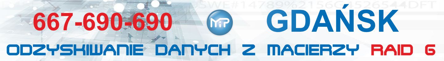 Odzyskiwanie danych z macierzy raid 6 Gdańsk - 667-690-690