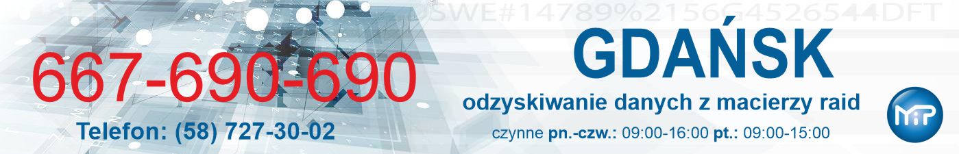 Odzyskiwanie danych z macierzy raid Gdańsk – 667-690-690