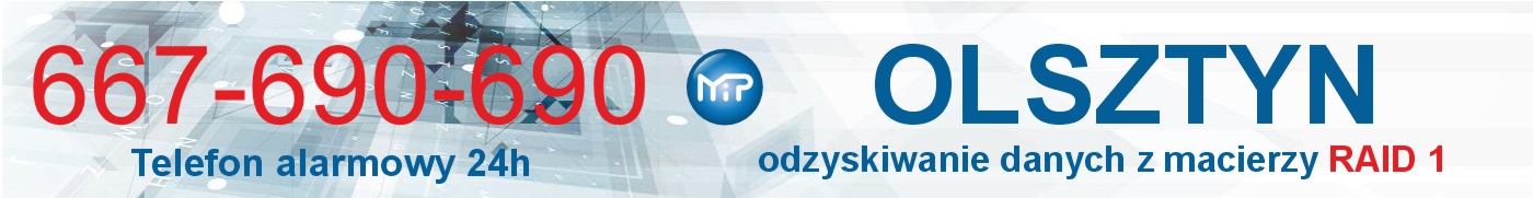 Odzyskiwanie danych z macierzy 1 Olsztyn