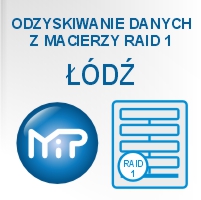 Odzyskiwanie danych z macierzy Raid 1 Łódź