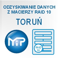 Odzyskiwanie danych z macierzy Raid 10 Toruń