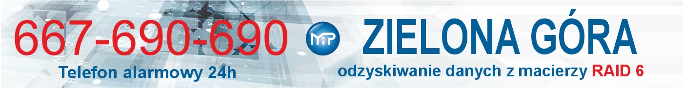 Odzyskiwanie danych z macierzy Raid 6 Zielona Góra