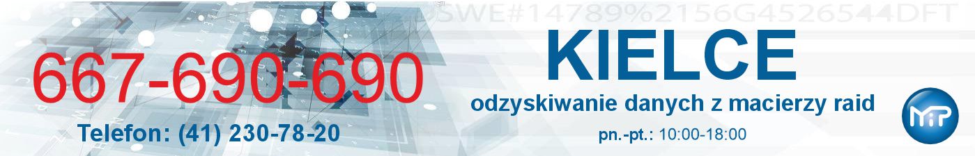 Odzyskiwanie danych z macierzy Raid Kielce